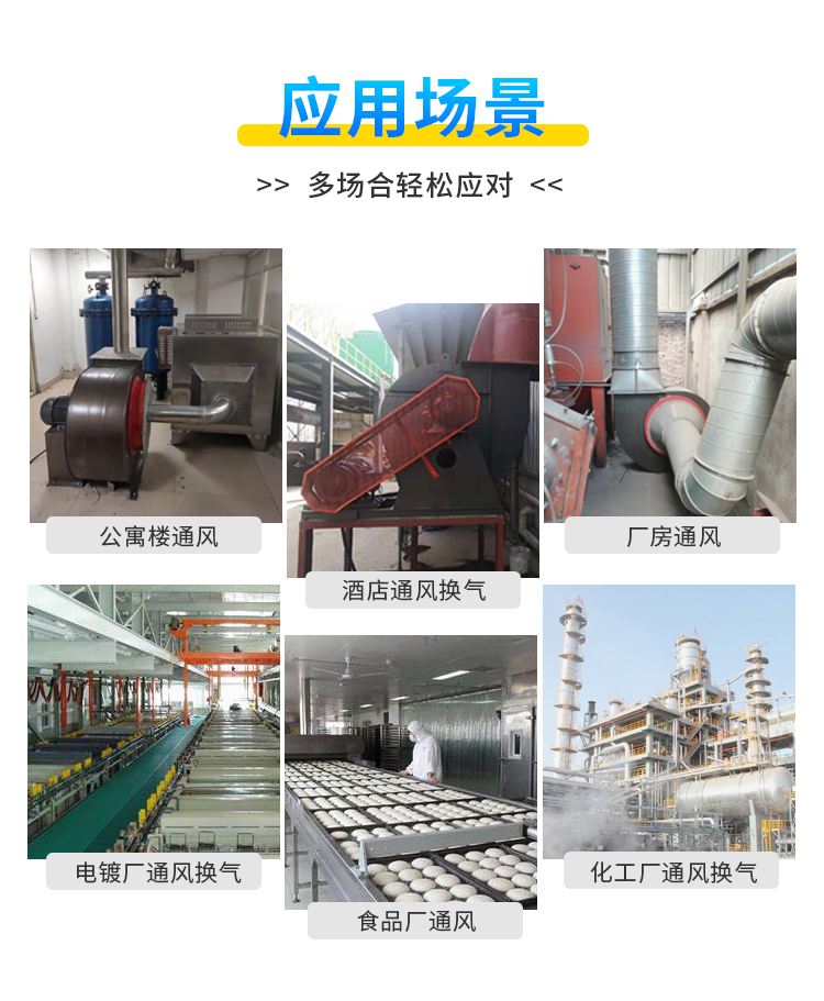 不銹鋼離心風機都用在什么場合